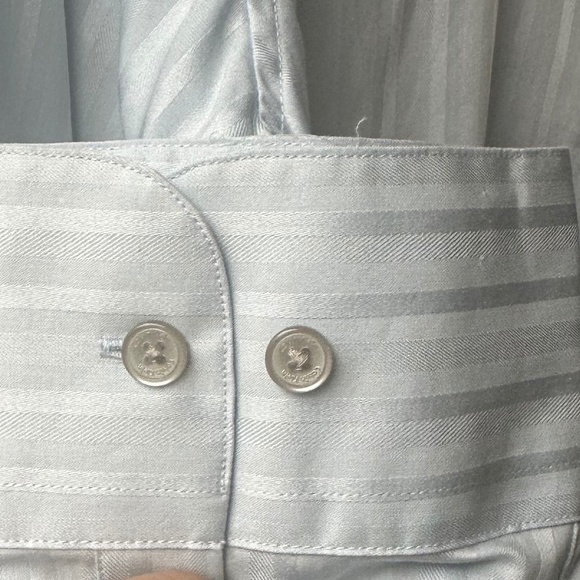 Calvin Klein  Men's Long Sleeve Cotton Light Blue Striped Size L. Shirt. NEW. - Picture 13 of 13